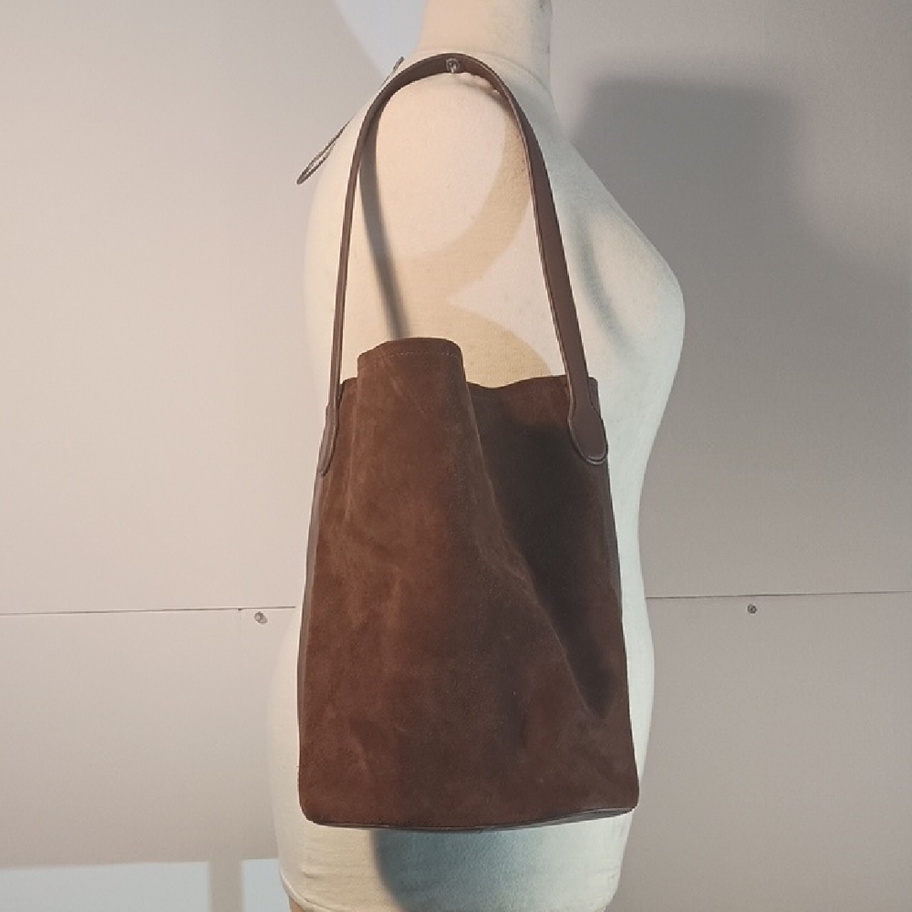 J. Crew Brown Suede Shoulder Bag